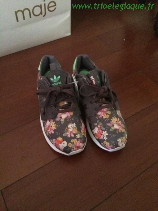 chaussure adidas femme fleur